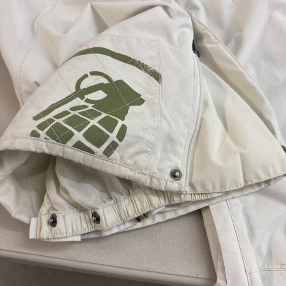 Grenade Men’s Snowboarding Pants Size Small 34x30 White Adjustable Waist - Picture 14 of 16